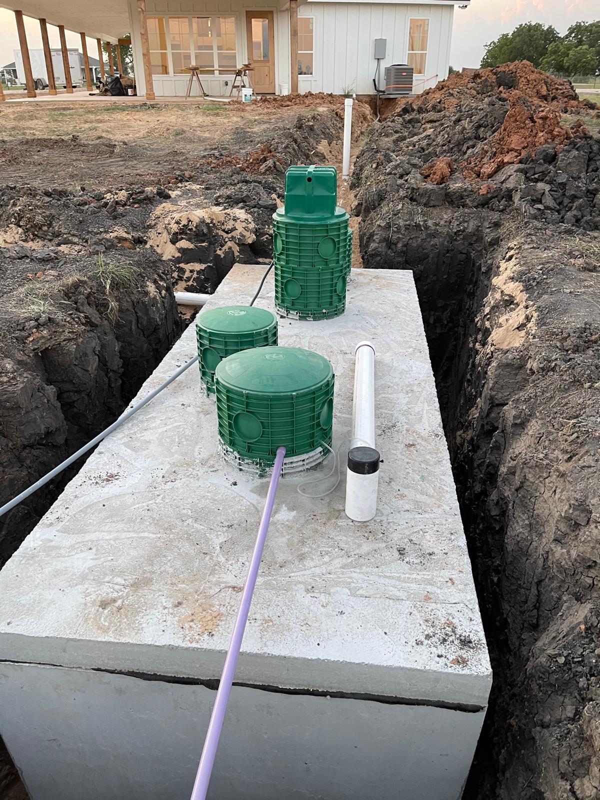 Residential septic system